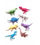 Dinossauros World Brinquedo Infantil Kit 8 Unidades Plastico